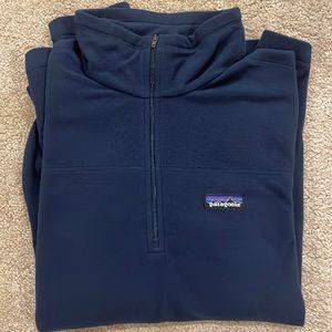 Patagonia Micro D Fleece 1/4 Zip - Navy Blue
